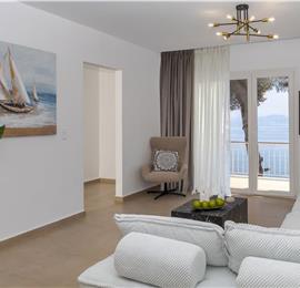 4 bedroom villa with pool by the sea, near Corfu town, sleeps 8